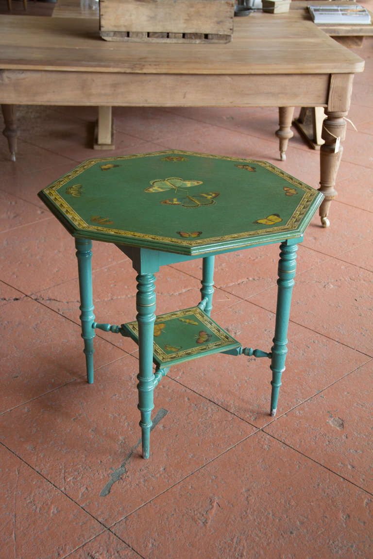 Vintage English Decoupage Table