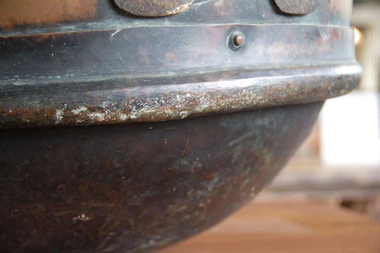 Antique Copper Boiling Pot 2