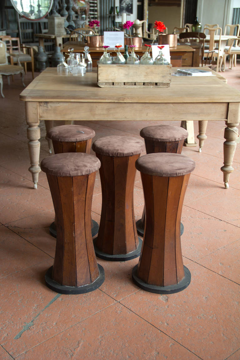 Set of 5 Ship's Bar Stools