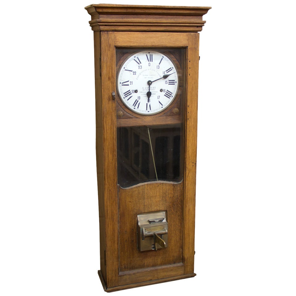 Antique French Factory Clock