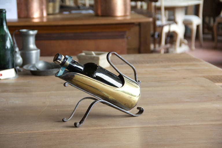 Rare French Wine Bottle Holder at 1stDibs
