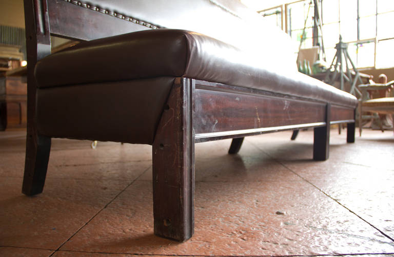Wood Antique Railway Bench