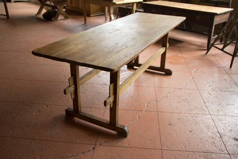 Antique French Preparation Table In Good Condition In Calgary, Alberta