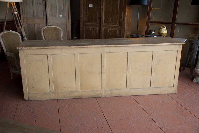 French Provence Shop Counter In Good Condition In Calgary, Alberta
