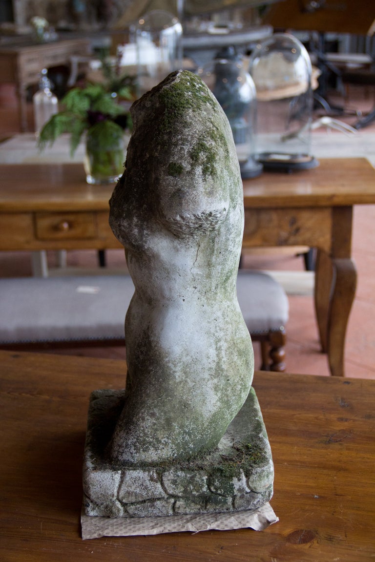 19th Century Female Stone Torso 3