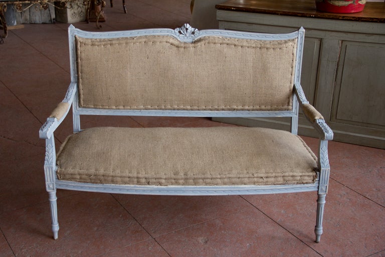 19th Century Antique French Louis XVI Style Settee