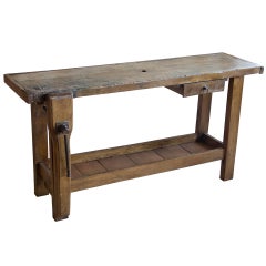 Antique French Carpenter's Bench