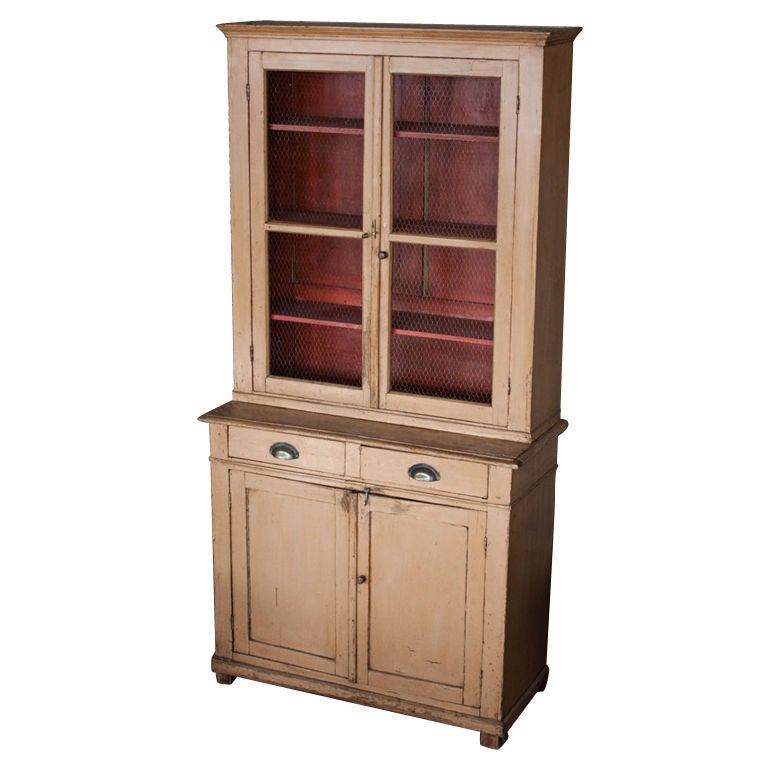 Antique Pine Buffet Deux Corps at 1stdibs