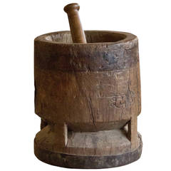 Antique Mortar and Pestle