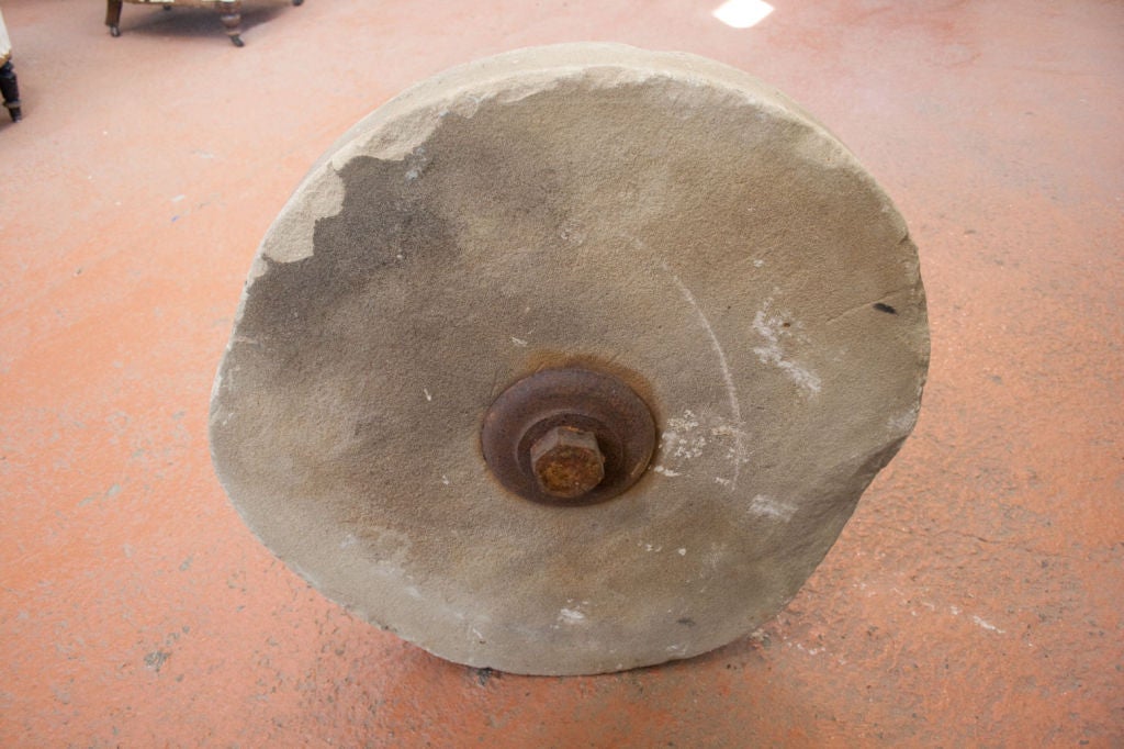 Antique Stone Grinding Wheel 1