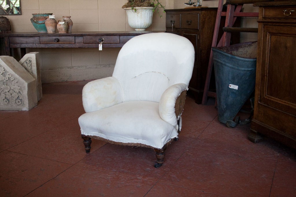 Antique French Tub Chair