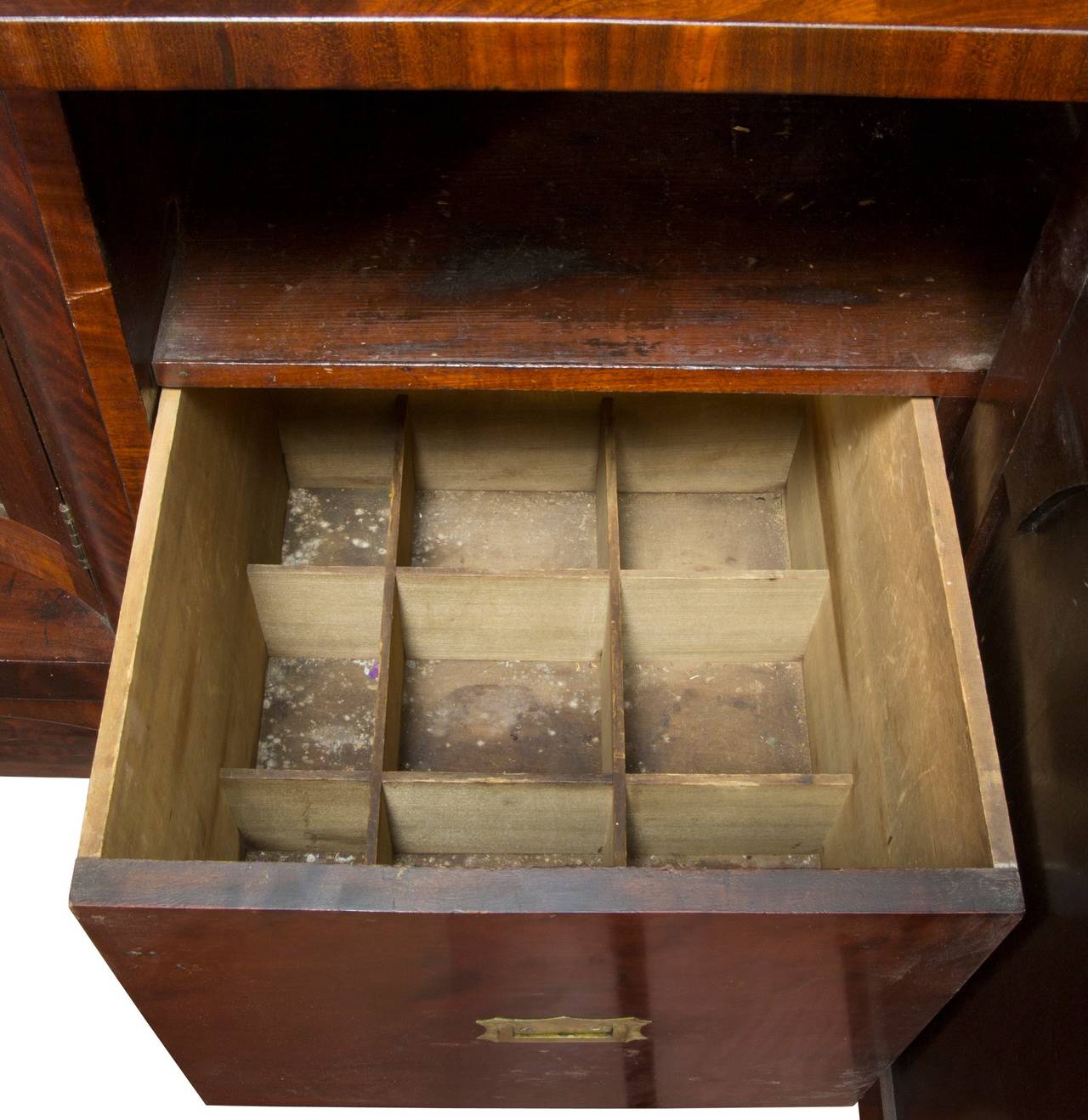 Mahogany Classical Sideboard with Gothic Arch Doors, Brooklyn, NY, circa 1840 2