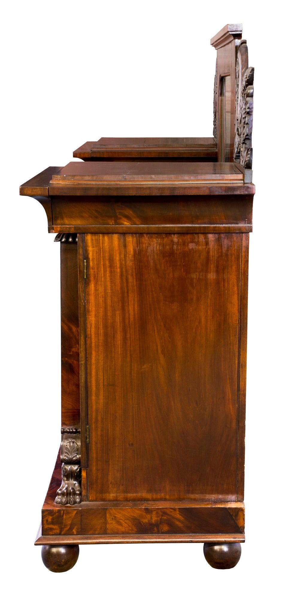 Early 19th Century Classical Carved Mahogany Sideboard, Baltimore, circa 1820