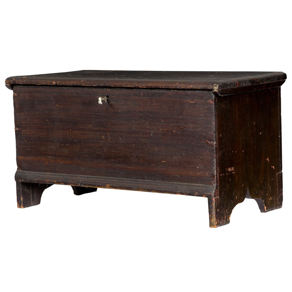Diminutive Blanket Chest, Mid-19th Century For Sale
