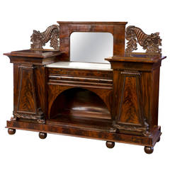 Classical Carved Mahogany Sideboard, Baltimore, circa 1820