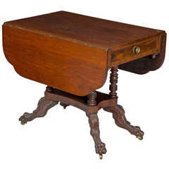 Neoclassical (Empire) Mahogany Pembroke Table circa 1830