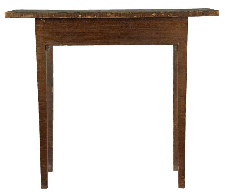 American Grain-Painted Side Table For Sale