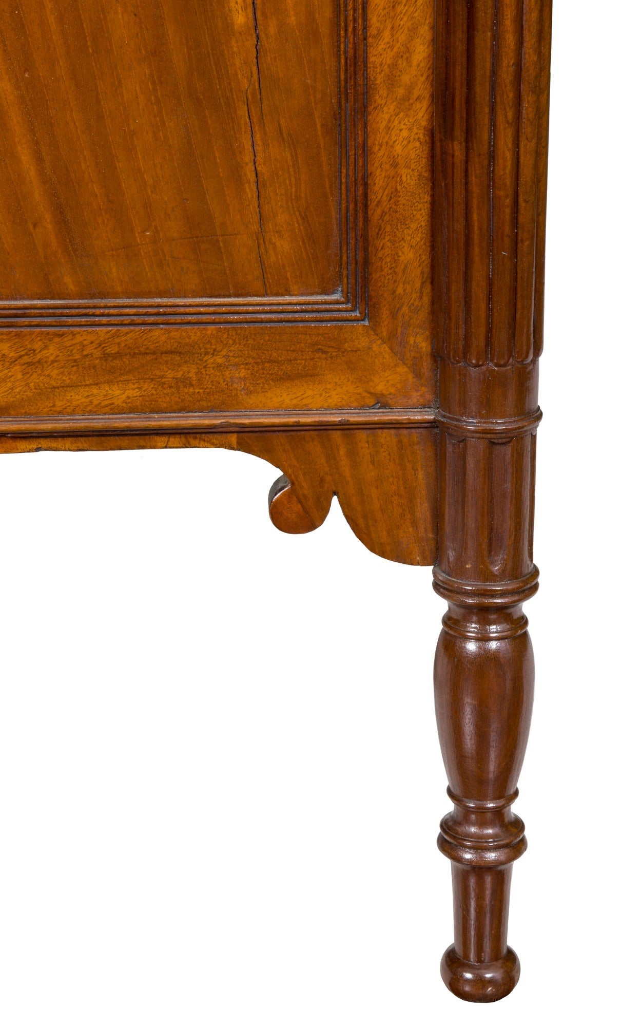 19th Century Inlaid Figured Mahogany Federal or Hepplewhite Secretaire, Seymour School For Sale