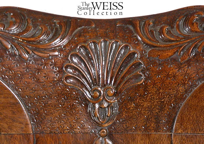 English Set of Six Carved Walnut Queen Anne Side Chairs, England