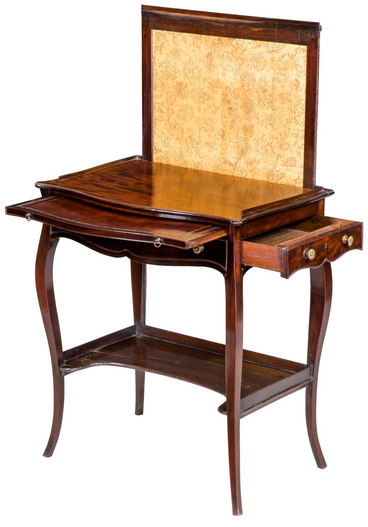 Mid-18th Century George III Mahogany Ladies' Writing Desk, circa 1760-1770 For Sale