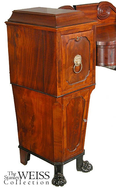 19th Century Diminutive Regency Mahogany Sideboard For Sale