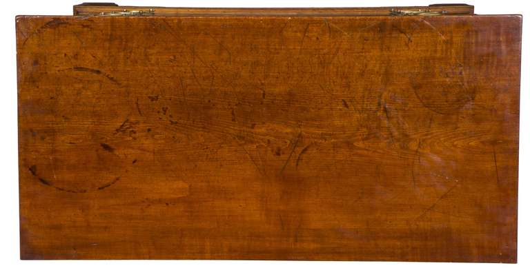 Late 18th Century Chippendale Tiger Maple Chest with Original Brasses, New England, circa 1790