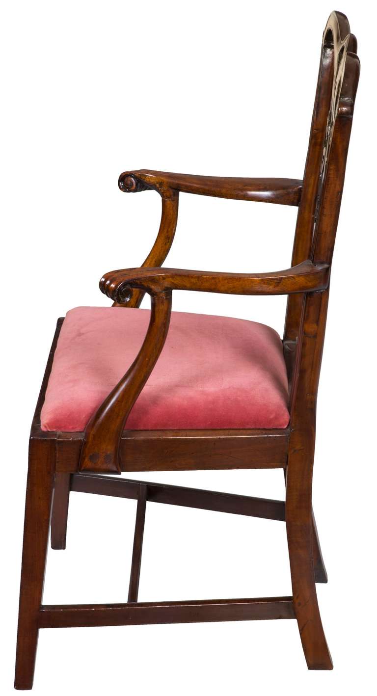 Chippendale, George III, Mahogany Armchair, circa 1790 For Sale 1