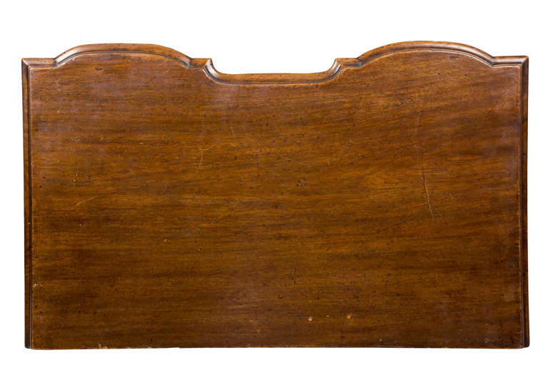 Small Chippendale Style Mahogany Block Front Chest, Late 19th-Early 20th Century For Sale 3