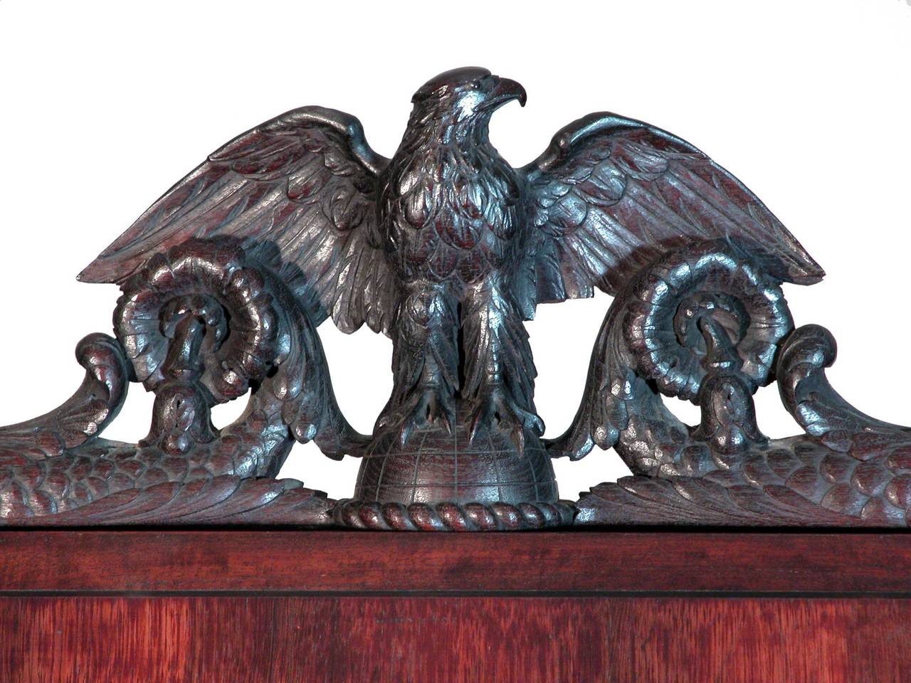 Monumental Carved Mahogany Music or Reading Stand, New York, circa 1830-1840 In Excellent Condition In Providence, RI