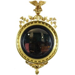 Large Giltwood Girandole Mirror, English or American, circa 1810