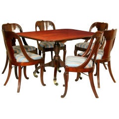 Antique Mahogany Tilt-top Breakfast Table