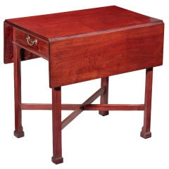 Chippendale  Drop Leaf Pembroke Table, Marlborough Feet, NE