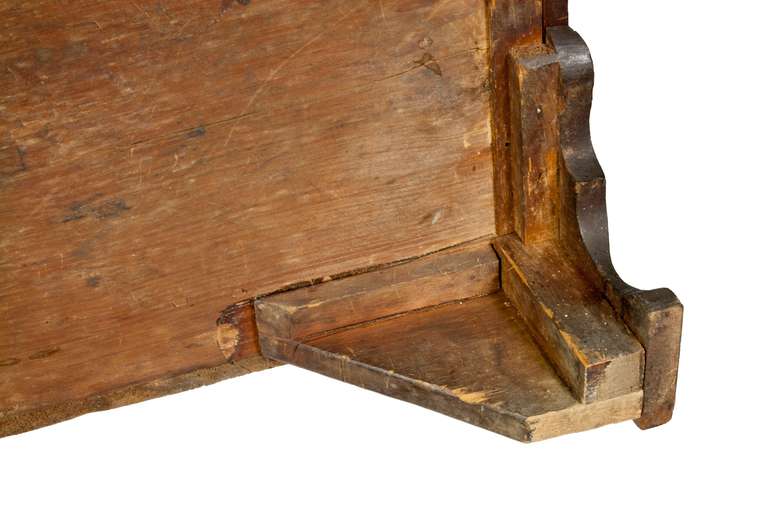 Chippendale Serpentine Mahogany Slant-Top Desk, Boston, circa 1790 In Excellent Condition For Sale In Providence, RI