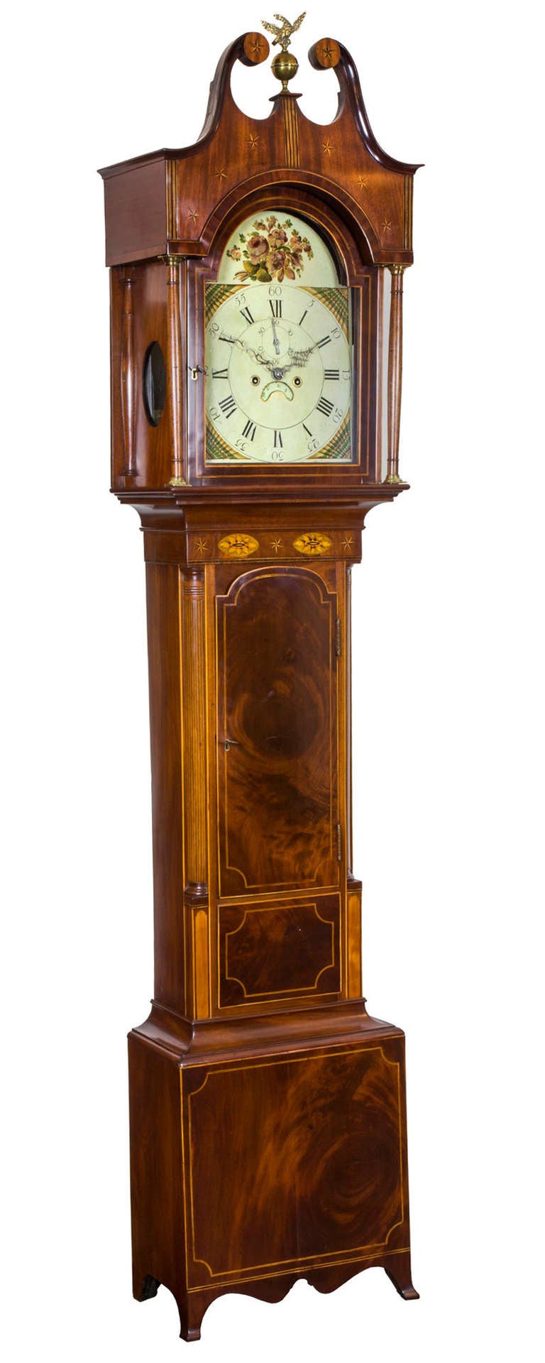 While this clock is unsigned, it is readily attributable to Taylor as several of this grouping of clocks have been documented, all unsigned. There is one in the White House, and attached, please find another example offered by Gary Sullivan in 2013.