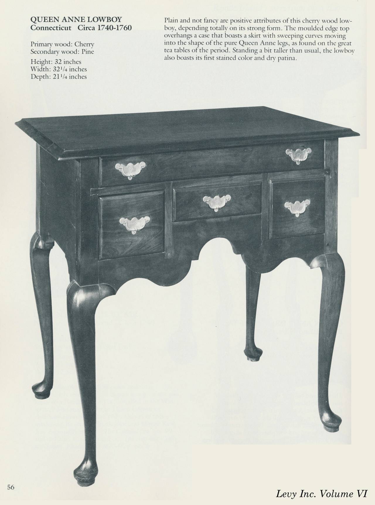 18th Century Highly Figured Walnut Queen Anne Dressing Table or Lowboy, MA or RI, circa 1760 For Sale