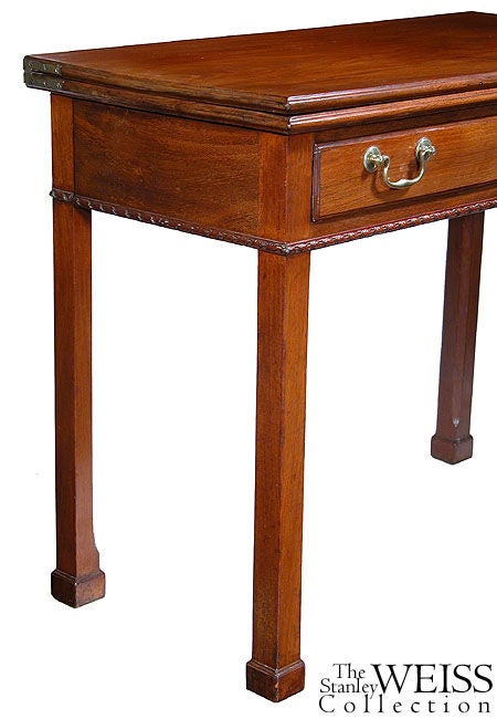 A Mahogany Chippendale Card Table, Philadelphia