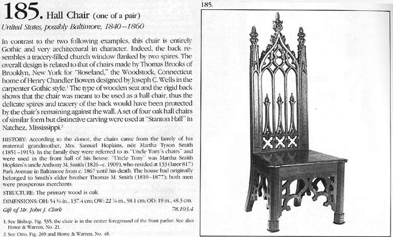 19th Century Monumental Ebonized Rococo Revival Baltimore Armchair, circa 1860 For Sale