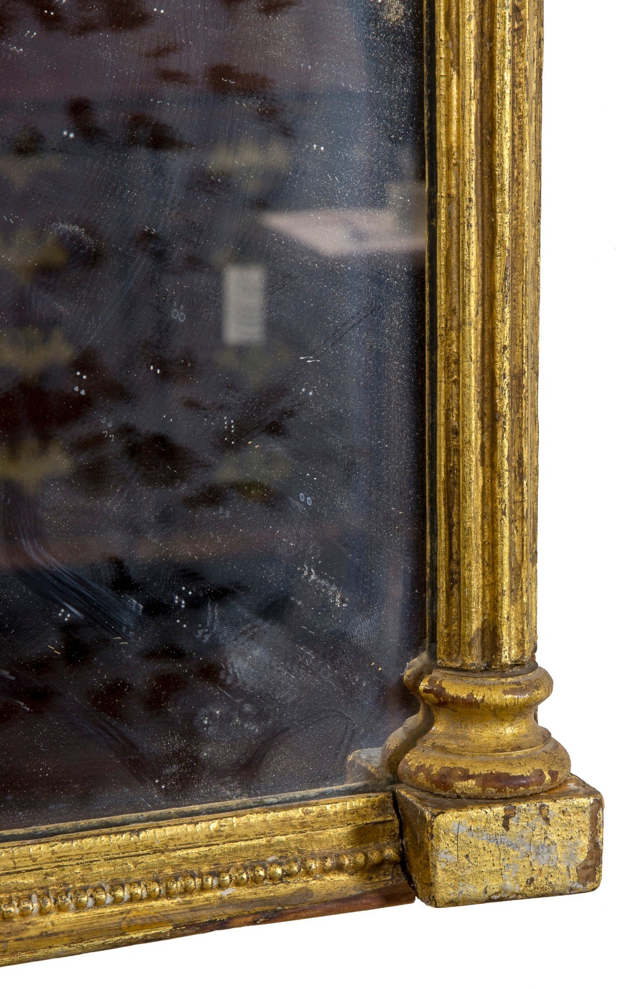 Painted Gilt Federal Mirror, New England, circa 1800-1810