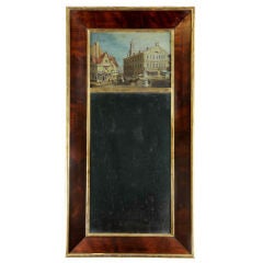 Classical Mirror with European Village or Small Town Scene 9