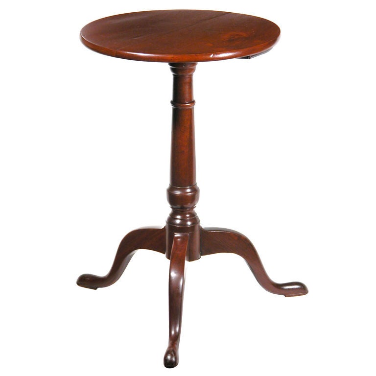 Mahogany Queen Anne Candle Stand