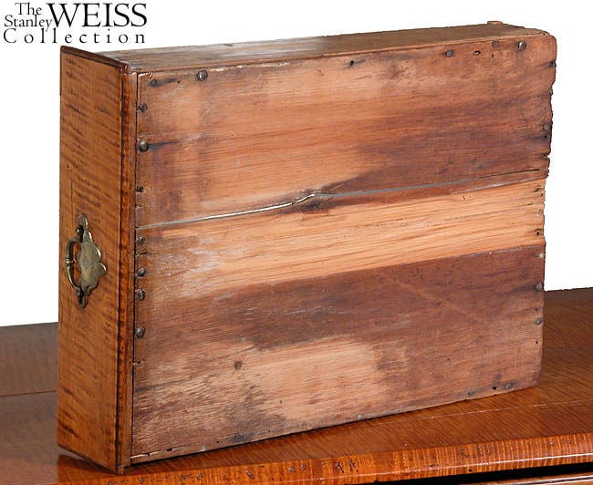 Queen Anne Tiger Maple Server, Highboy Base, Rhode Island 4