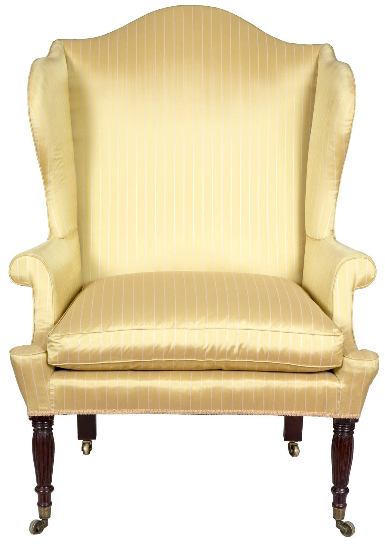 American Classical and Federal Wing Chair, Probably, New York, circa 1810-1820