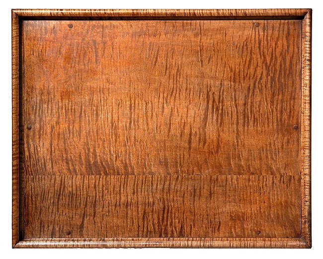 A Tiger Maple Queen Anne style Tea Table
