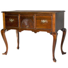 Carved Mahogany Queen Anne Server 'Highboy Base', NE