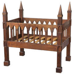 Gothic Crib, Black Walnut, United States, circa 1835-1845 8