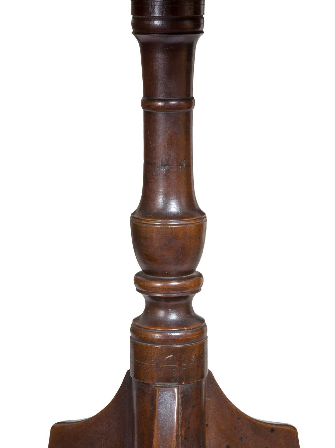 Cherry Federal Candlestand, Probably CT, circa 1800