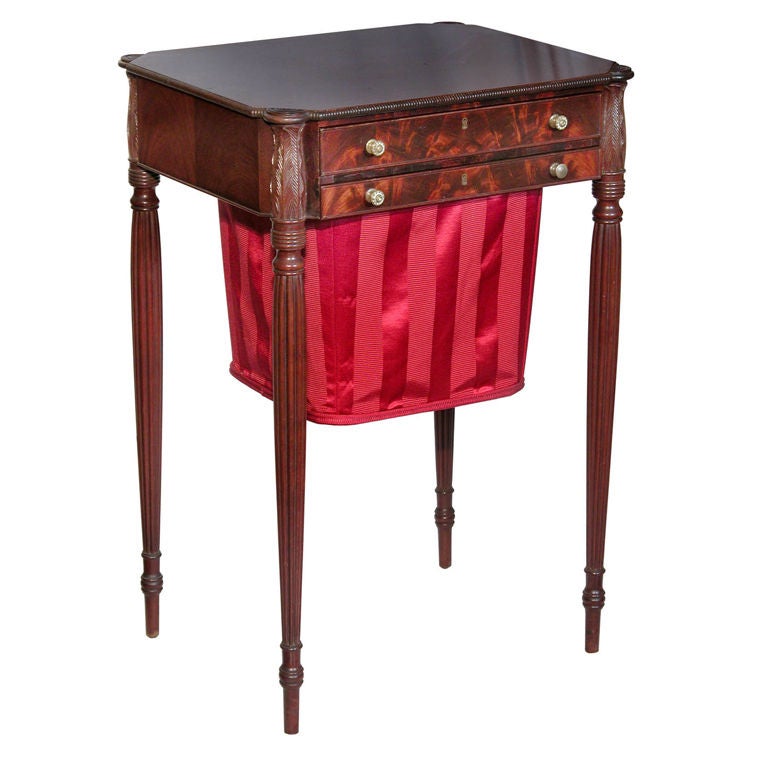 A Mahogany Sheraton Workstand, Salem