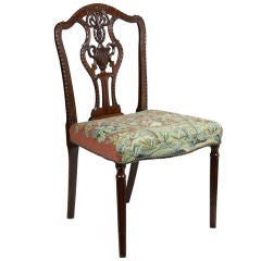Fine Sheraton Carved Mahogany Side Chair 8