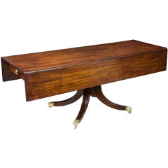 table harvest pedestal mahogany classical rare 1stdibs oak tables leaf drop dining sold