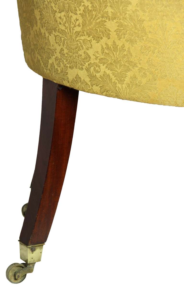 Classical Mahogany Tub Chair, New York or Philadelphia, Mid-19th Century 2